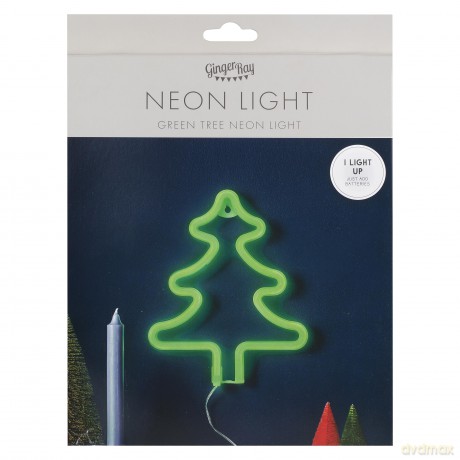 Lights - Tree - Green Neon N
