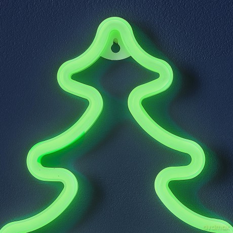 Lights - Tree - Green Neon N