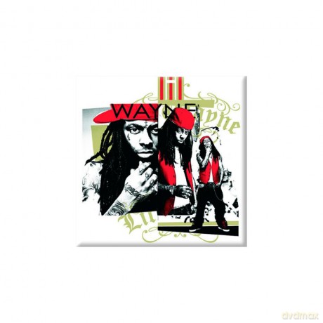 Lil Wayne Fridge Magnet: Red Cap Montage