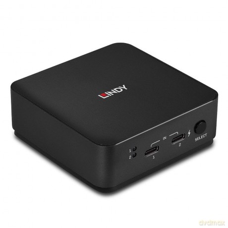 Lindy 2 Port Type C,Dual Hdmi 4k60 Kvm Switch