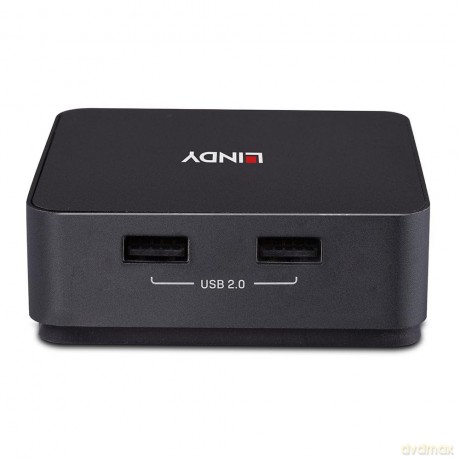 Lindy 2 Port Type C,Dual Hdmi 4k60 Kvm Switch