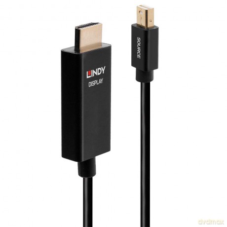 Lindy 2m Mini-Displayport An Hdmi Adapterkabel Mit