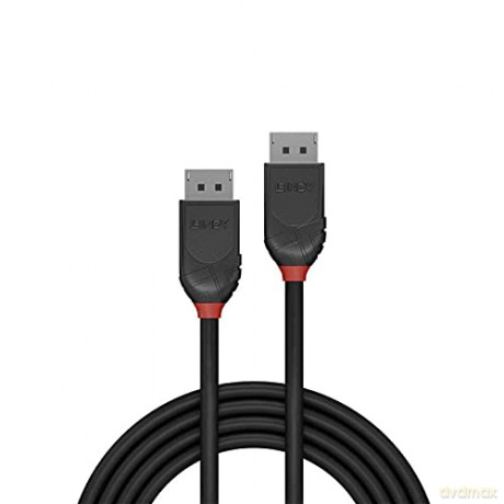 Lindy Displayport Kabel Black Line 0.5m