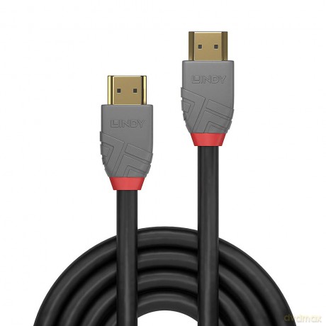 Lindy Hdmi Kabel Ultra High Speed 2m, Anthra Line