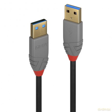 Lindy Usb 3.0 Kabel Typ A/A Anthra Line M/M 0.5m