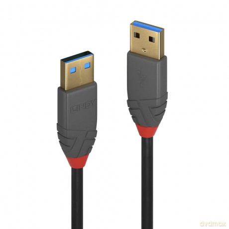 Lindy Usb 3.0 Kabel Typ A/A Anthra Line M/M 0.5m