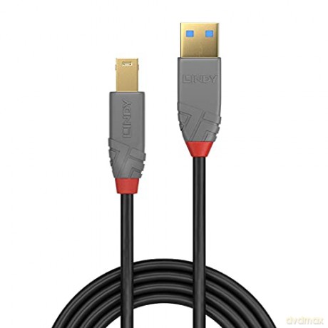 Lindy Usb 3.0 Kabel Typ Ab Anthra Line Mm 0.5m