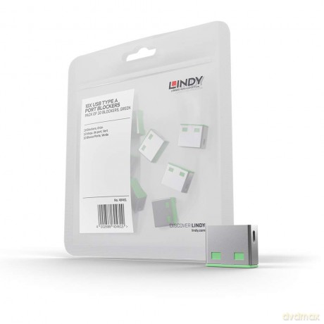 Lindy Usb PortschlöSser 10xgrüN Erweiterungskit Fü