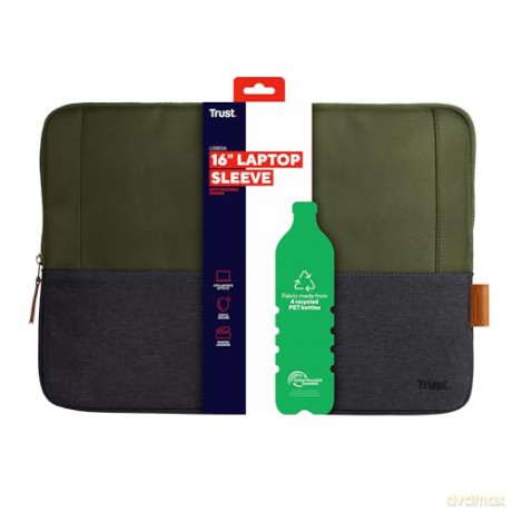 Lisboa 16" Laptop Sleeve - Green