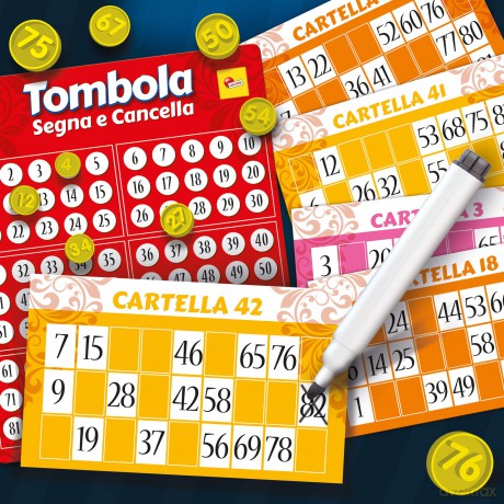 Lisciani Giochi 56996 - Ludoteca Tombola Segna E Cancella 48 Cart