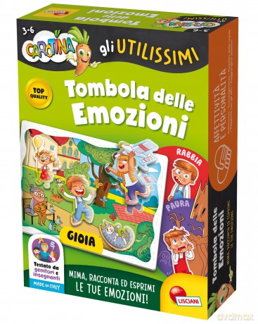 Lisciani: Carotina - Gli Utilissimi Tombola Delle Emozioni