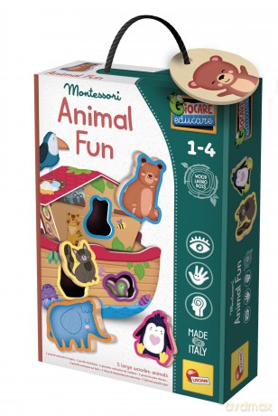 Lisciani: Montessori Baby - Legno Baby Animals