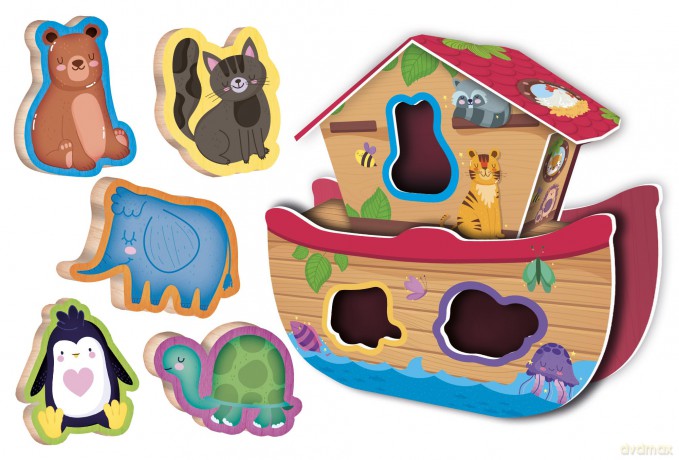 Lisciani: Montessori Baby - Legno Baby Animals