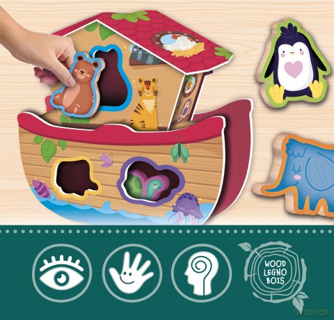 Lisciani: Montessori Baby - Legno Baby Animals