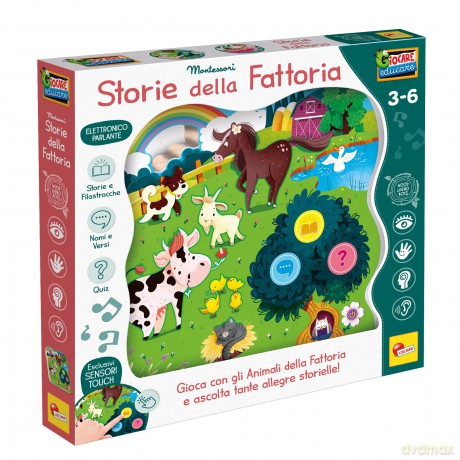 Lisciani: Montessori Legno Le Storie Della Fattoria