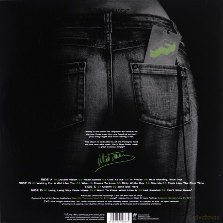 Foreigner: Can't Slow Down Wheb It's Live [2xWinyl]