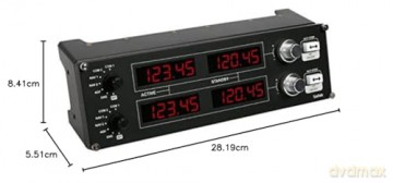 Logitech G Saitek Pro Flight Radio Panel Riquadro Radio