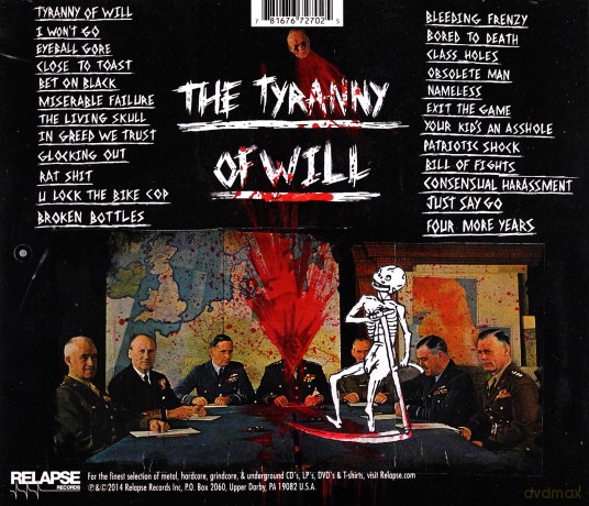 Iron Reagan: The Tyranny Of Will [CD]