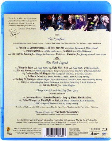 Jon Lord Deep Purple & Friends: Celebrating Jon Lord [Blu-Ray]