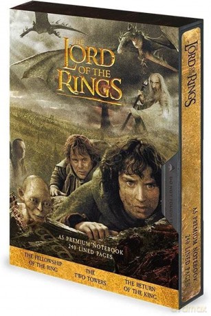 Lord Of The Rings (The): Vhs A5 Premium Notebook (Quaderno)