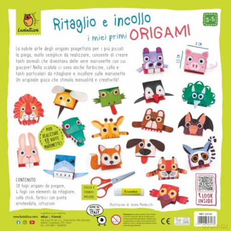 Ludattica: Crea Dudu' - Ritaglio E Incollo I Miei Primi Origami