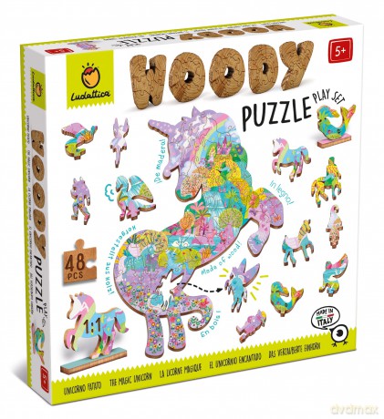 Ludattica: Woody Puzzle - Unicorni