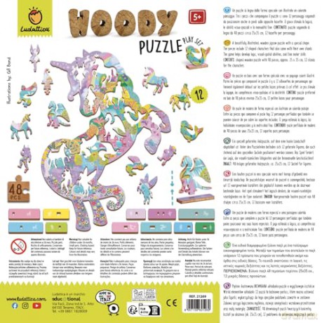 Ludattica: Woody Puzzle - Unicorni