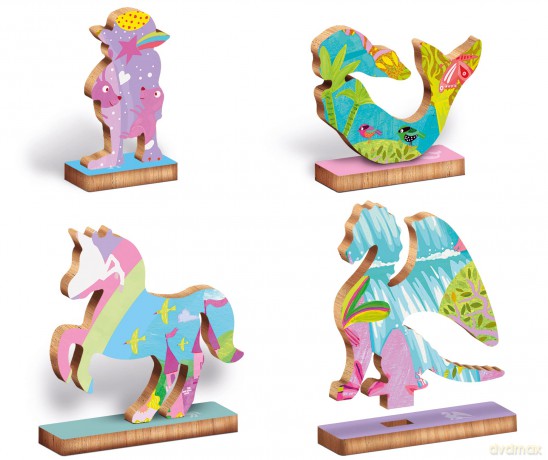 Ludattica: Woody Puzzle - Unicorni