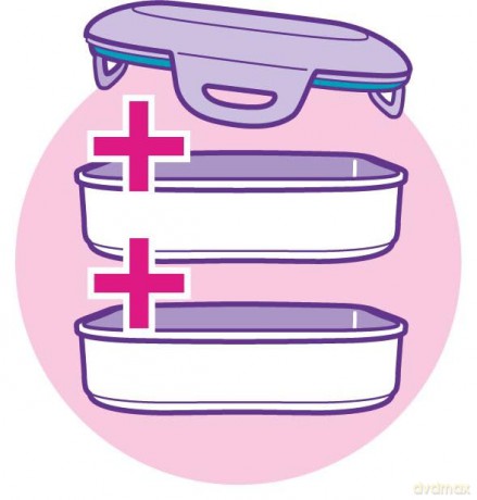 Lunch Box 2 Scomparti Barbie