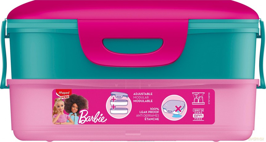 Lunch Box 2 Scomparti Barbie
