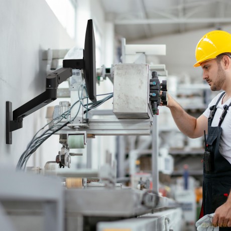 Lx Pro Arm Single Disp Wall Mount