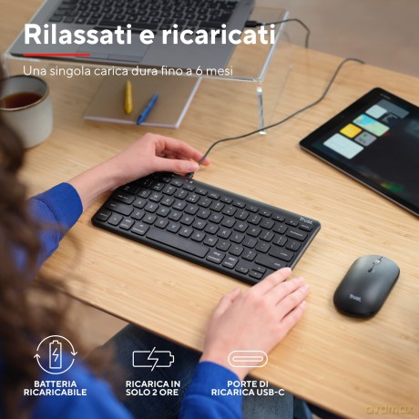 Lyra Compact Wireless Keyboard It