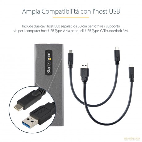 M2 Pcie Nvme/M2 Sata Ssd Usb Enclosure