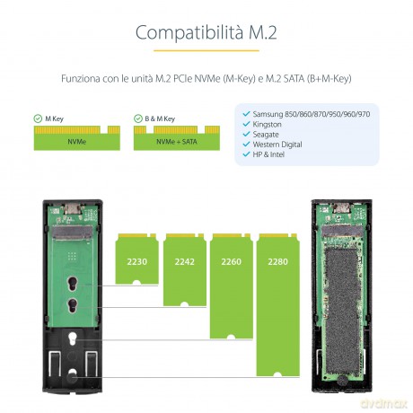 M2 Pcie Nvme/M2 Sata Ssd Usb Enclosure
