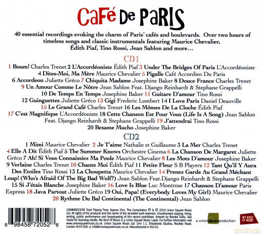 Cafe De Paris [2CD]
