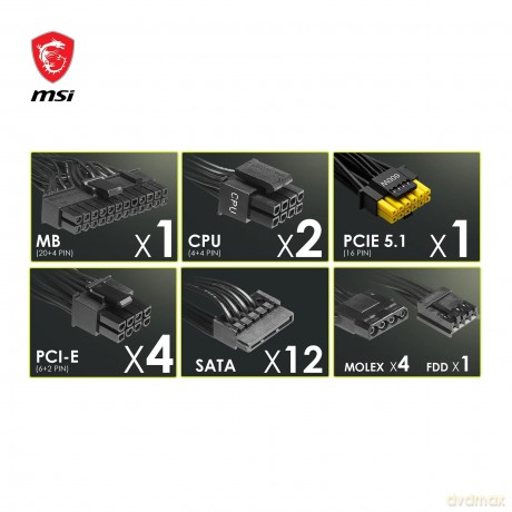 Mag A1250gl Pcie5