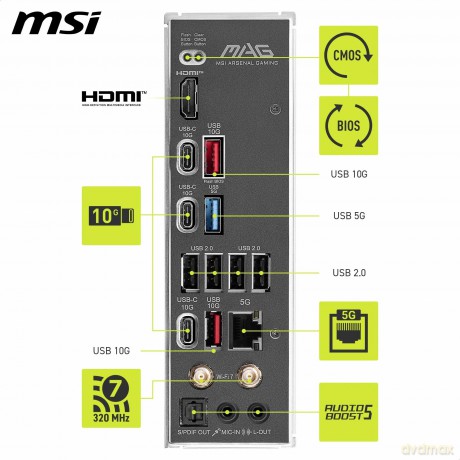 Mag B850 Tomahawk Max Wifi