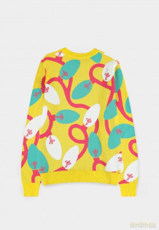 Maglione Natale Disney Stitch Fluo XS