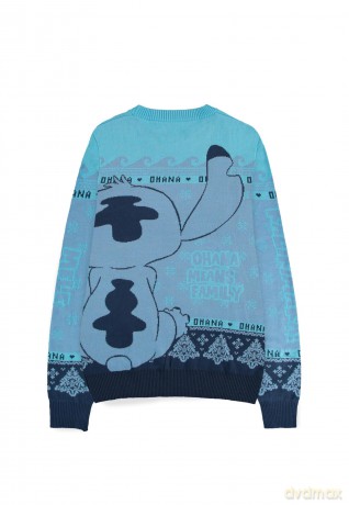 Maglione Natale Disney Stitch Jingle All the Way S