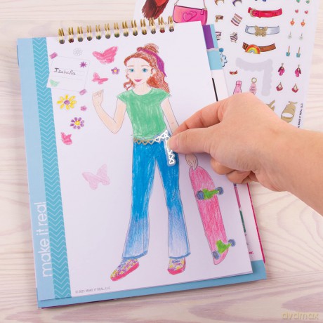 Make It Real: Blocco Da Disegno Stilista: Magia In Fiore