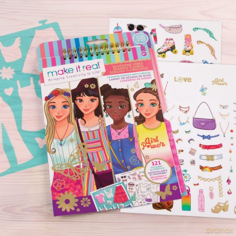 Make It Real: Blocco Da Disegno Stilista: Magia In Fiore