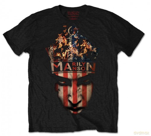 Marilyn Manson Men's Tee: Crown (Large)