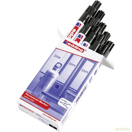 Marker Edding 3000 Schw 10st