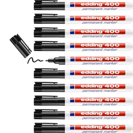 Marker Edding 400 Schw. 10st