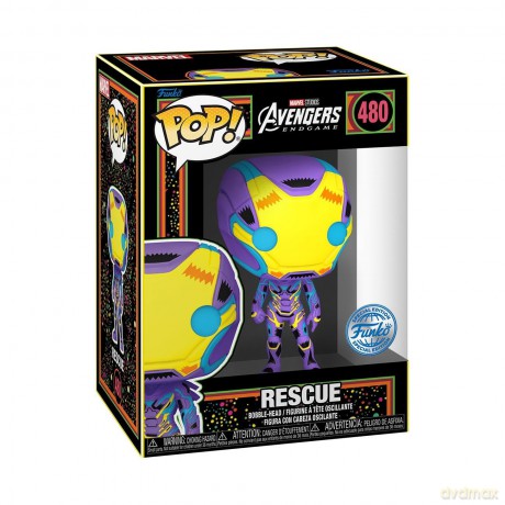 Marvel - Booble Head Pop NÂ° 480 - Rescue Blacklig