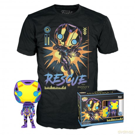 Marvel - Booble Head Pop NÂ° 480 - Rescue Blacklig