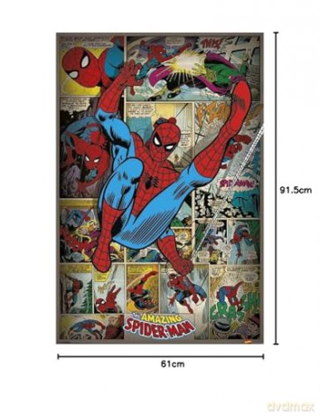 Marvel "Spider-Man Retro" Maxi Poster, Multi-Colour