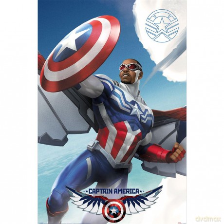Marvel (Captain America Flying) Maxi Poster