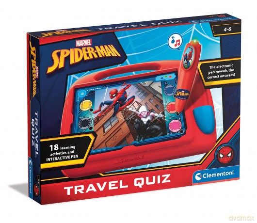 Marvel: Clementoni - Travel Quiz - Spiderman (Made In Italy) (5+)