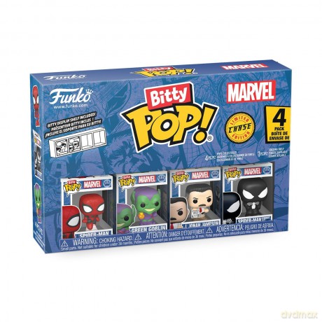 Marvel: Funko Bitty Pop - Spider-Man - Spider-Man 4pk